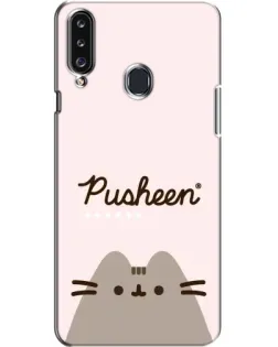 Чехол для Samsung Galaxy A20s (A207) с картинкой «Pusheen логотип» Чехол для Samsung Galaxy A20s (A207) с картинкой «Pusheen логотип»