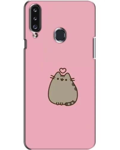 Чехол для Samsung Galaxy A20s (A207) с картинкой «Pusheen сердце»