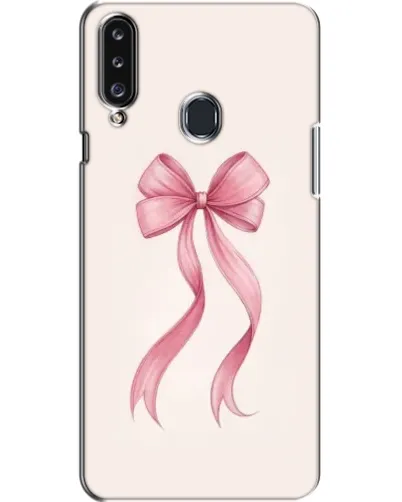 Чехол для Samsung Galaxy A20s (A207) с картинкой «Розовый бант»