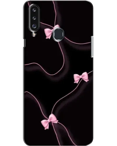 Чехол для Samsung Galaxy A20s (A207) с картинкой «Розовые ленты»