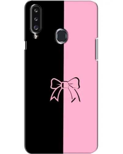 Чехол для Samsung Galaxy A20s (A207) с картинкой «Половинки банта»