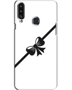 Чехол для Samsung Galaxy A20s (A207) с картинкой «Диагональный бант»