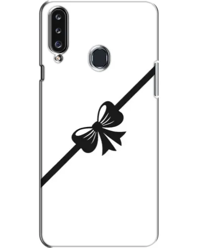 Чехол для Samsung Galaxy A20s (A207) с картинкой «Диагональный бант»
