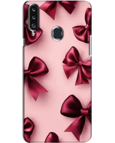 Чехол для Samsung Galaxy A20s (A207) с картинкой «Бордовый атлас»