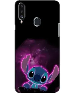 Чехол для Samsung Galaxy A20s (A207) с картинкой «Неоновый Stitch»