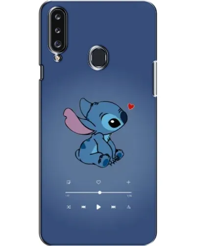 Чехол для Samsung Galaxy A20s (A207) с картинкой «Музыкальный Stitch»