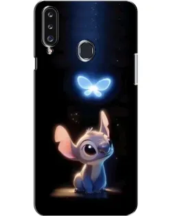 Чехол для Samsung Galaxy A20s (A207) с картинкой «Сияющий Стич»