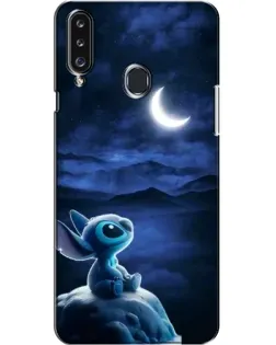 Чехол для Samsung Galaxy A20s (A207) с картинкой «Лунная ночь Стича»