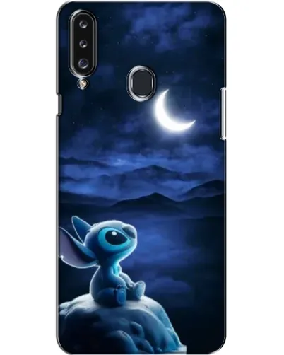 Чехол для Samsung Galaxy A20s (A207) с картинкой «Лунная ночь Стича»