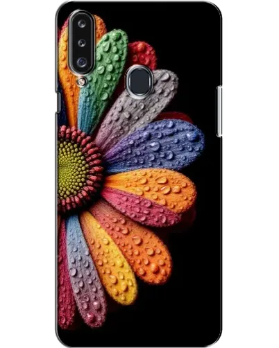 Чехол для Samsung Galaxy A20s (A207) с картинкой «Радужный цветок» Чехол для Samsung Galaxy A20s (A207) с картинкой «Радужный цветок»