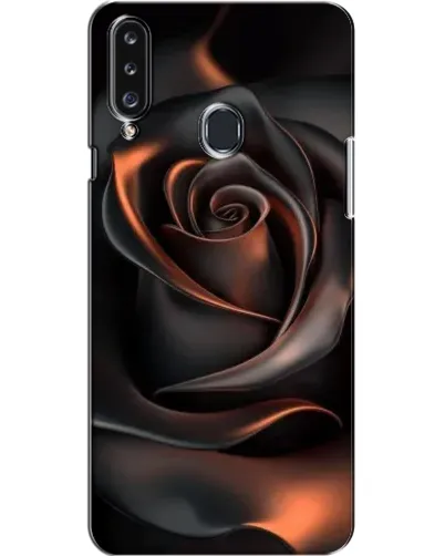 Чехол для Samsung Galaxy A20s (A207) с картинкой «Шелковая черная роза» Чехол для Samsung Galaxy A20s (A207) с картинкой «Шелковая черная роза»