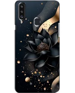 Чехол для Samsung Galaxy A20s (A207) с картинкой «Черный лотос»