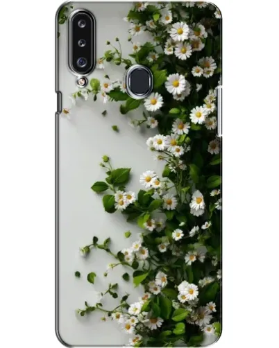 Чехол для Samsung Galaxy A20s (A207) с картинкой «Ветка мелких белых цветов» Чехол для Samsung Galaxy A20s (A207) с картинкой «Ветка мелких белых цветов»