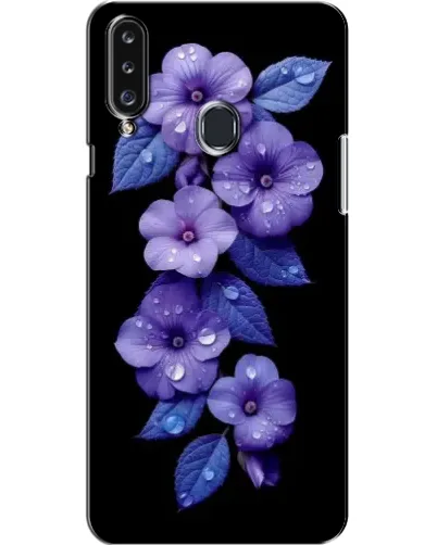 Чехол для Samsung Galaxy A20s (A207) с картинкой «Фиолетовые цветы с росою» Чехол для Samsung Galaxy A20s (A207) с картинкой «Фиолетовые цветы с росою»