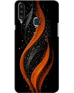 Чехол для Samsung Galaxy A20s (A207) с картинкой «Огненная звездная волна»