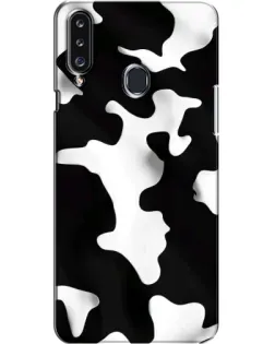 Чехол для Samsung Galaxy A20s (A207) с картинкой «Черно-белое пятно»