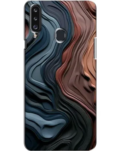 Чехол для Samsung Galaxy A20s (A207) с картинкой «Цветные волны каньона»