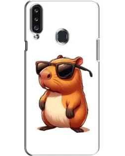 Чехол для Samsung Galaxy A20s (A207) с картинкой «Капибара в очках» Чехол для Samsung Galaxy A20s (A207) с картинкой «Капибара в очках»