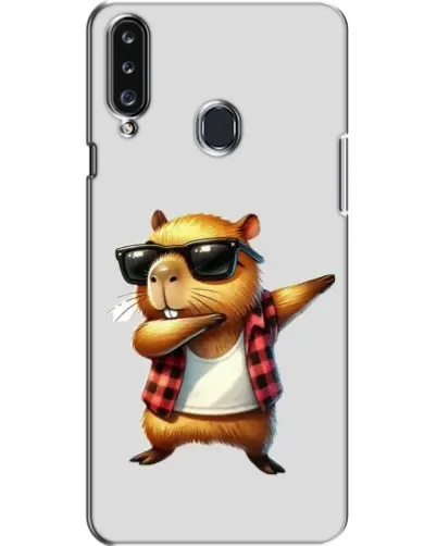 Чехол для Samsung Galaxy A20s (A207) с картинкой «Капибара рэпер даб» Чехол для Samsung Galaxy A20s (A207) с картинкой «Капибара рэпер даб»