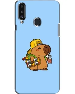 Чехол для Samsung Galaxy A20s (A207) с картинкой «Капибара на скейте» Чехол для Samsung Galaxy A20s (A207) с картинкой «Капибара на скейте»
