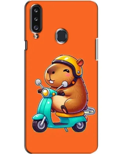 Чехол для Samsung Galaxy A20s (A207) с картинкой «Капибара на скутере» Чехол для Samsung Galaxy A20s (A207) с картинкой «Капибара на скутере»
