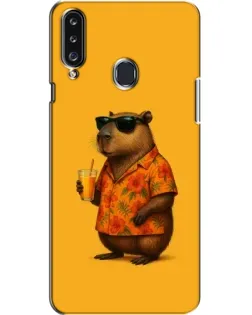 Чехол для Samsung Galaxy A20s (A207) с картинкой «Капибара на отдыхе» Чехол для Samsung Galaxy A20s (A207) с картинкой «Капибара на отдыхе»