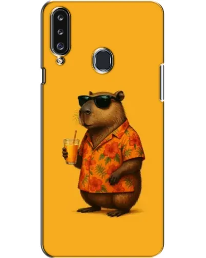 Чехол для Samsung Galaxy A20s (A207) с картинкой «Капибара на отдыхе» Чехол для Samsung Galaxy A20s (A207) с картинкой «Капибара на отдыхе»