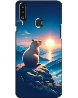 Чехол для Samsung Galaxy A20s (A207) с картинкой «Закат солнца с капибарой» Чехол для Samsung Galaxy A20s (A207) с картинкой «Закат солнца с капибарой»