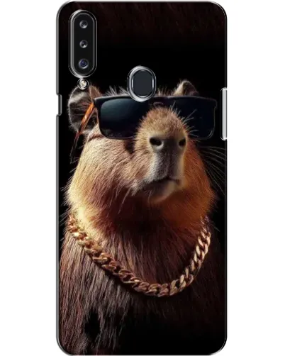 Чехол для Samsung Galaxy A20s (A207) с картинкой «Капибара золотая цепь» Чехол для Samsung Galaxy A20s (A207) с картинкой «Капибара золотая цепь»