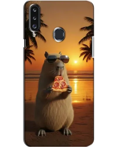 Чехол для Samsung Galaxy A20s (A207) с картинкой «Капибара с пиццей» Чехол для Samsung Galaxy A20s (A207) с картинкой «Капибара с пиццей»