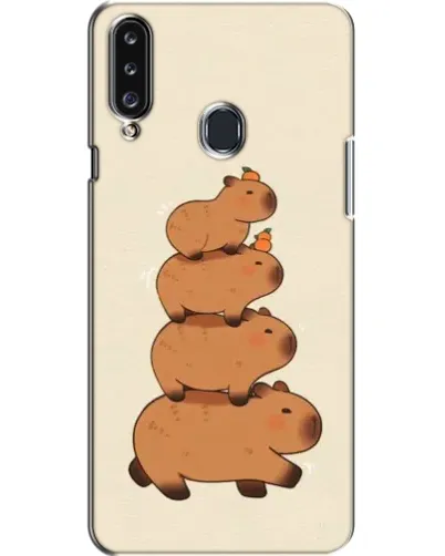 Чехол для Samsung Galaxy A20s (A207) с картинкой «Башня из капибар» Чехол для Samsung Galaxy A20s (A207) с картинкой «Башня из капибар»