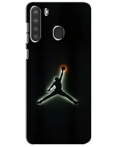 Чехол для Samsung Galaxy A21 (A215) с картинкой «Jordan Gradient Logo»