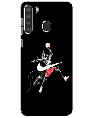 Чехол для Samsung Galaxy A21 (A215) с картинкой «Jordan Jumpman»