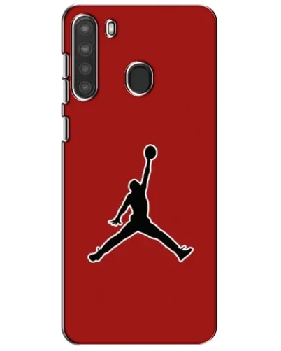 Чехол для Samsung Galaxy A21 (A215) с картинкой «Jordan Red Back»