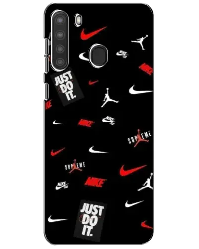 Чехол для Samsung Galaxy A21 (A215) с картинкой «Nike Mix Pattern»