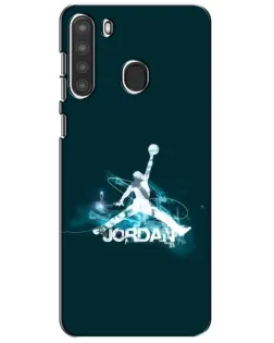 Чехол для Samsung Galaxy A21 (A215) с картинкой «Jordan Blue Fire» Чехол для Samsung Galaxy A21 (A215) с картинкой «Jordan Blue Fire»