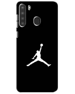 Чехол для Samsung Galaxy A21 (A215) с картинкой «Jordan Silhouette» Чехол для Samsung Galaxy A21 (A215) с картинкой «Jordan Silhouette»