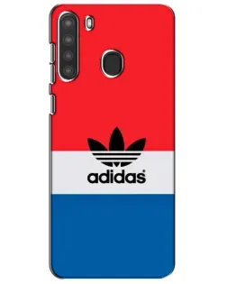 Чехол для Samsung Galaxy A21 (A215) с картинкой «Ретро блоки Adidas» Чехол для Samsung Galaxy A21 (A215) с картинкой «Ретро блоки Adidas»