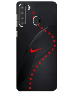 Чехол для Samsung Galaxy A21 (A215) с картинкой «Абстрактный дизайн Nike» Чехол для Samsung Galaxy A21 (A215) с картинкой «Абстрактный дизайн Nike»