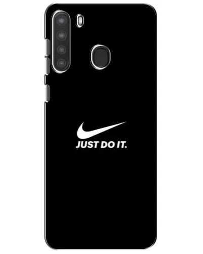 Чехол для Samsung Galaxy A21 (A215) с картинкой «Минимализм от Nike»