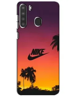Чехол для Samsung Galaxy A21 (A215) с картинкой «Nike на закате солнца» Чехол для Samsung Galaxy A21 (A215) с картинкой «Nike на закате солнца»