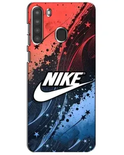 Чехол для Samsung Galaxy A21 (A215) с картинкой «Градиентный принт Найк» Чехол для Samsung Galaxy A21 (A215) с картинкой «Градиентный принт Найк»