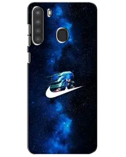 Чехол для Samsung Galaxy A21 (A215) с картинкой «Звездный путь Nike» Чехол для Samsung Galaxy A21 (A215) с картинкой «Звездный путь Nike»