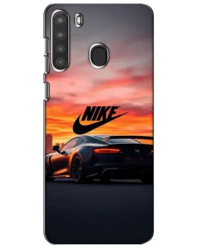 Чехол для Samsung Galaxy A21 (A215) с картинкой «Nike и суперкар»