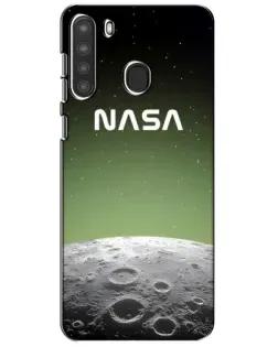 Чехол для Samsung Galaxy A21 (A215) с картинкой «NASA — лунный градиент» Чехол для Samsung Galaxy A21 (A215) с картинкой «NASA — лунный градиент»