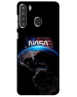 Чехол для Samsung Galaxy A21 (A215) с картинкой «Земля из космоса NASA» Чехол для Samsung Galaxy A21 (A215) с картинкой «Земля из космоса NASA»