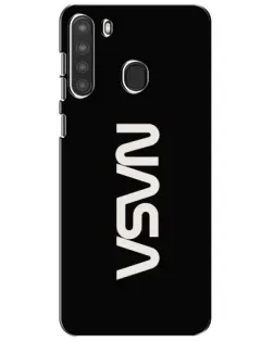 Чехол для Samsung Galaxy A21 (A215) с картинкой «NASA — вертикальный логотип» Чехол для Samsung Galaxy A21 (A215) с картинкой «NASA — вертикальный логотип»