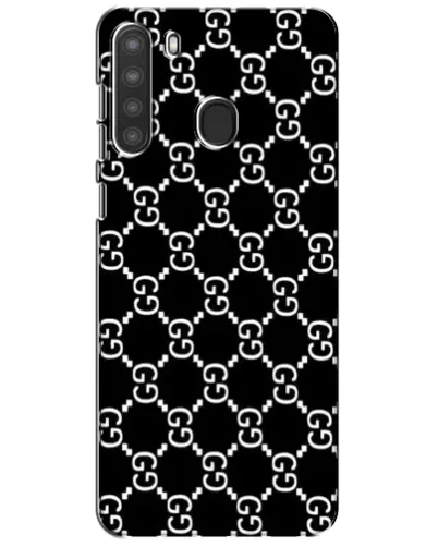 Чехол для Samsung Galaxy A21 (A215) с картинкой «Gucci — сетчатый паттерн» Чехол для Samsung Galaxy A21 (A215) с картинкой «Gucci — сетчатый паттерн»
