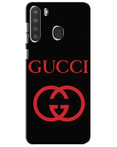 Чехол для Samsung Galaxy A21 (A215) с картинкой «Gucci — красный логотип» Чехол для Samsung Galaxy A21 (A215) с картинкой «Gucci — красный логотип»