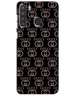 Чехол для Samsung Galaxy A21 (A215) с картинкой «Классическая монограмма Gucci» Чехол для Samsung Galaxy A21 (A215) с картинкой «Классическая монограмма Gucci»